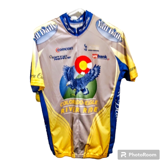Colorado-Eagle River Ride Cycling Jersey Women's XL Vivid Graphics - Picture 2 of 8